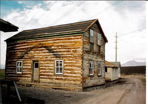  Two-Story Log Cabin Being Moved to Gardner Village
