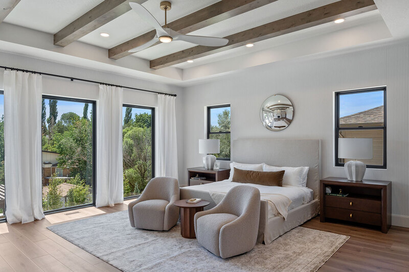 Down to Earth Projects<br>Symphony Homes Parade Ninth + North Design - Down to Earth Projects<br>Symphony Homes Parade Ninth + North Design - master bedroom