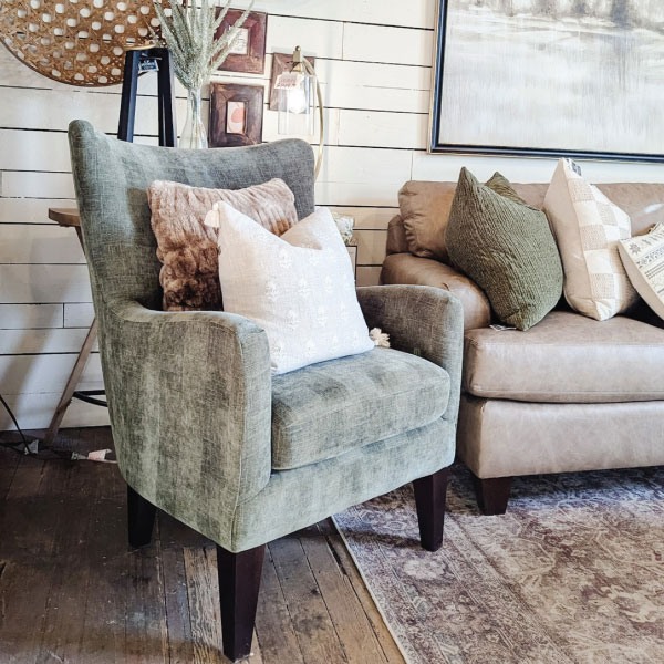 chair and sofa on cf home showroom floor chair and sofa on cf home showroom floor