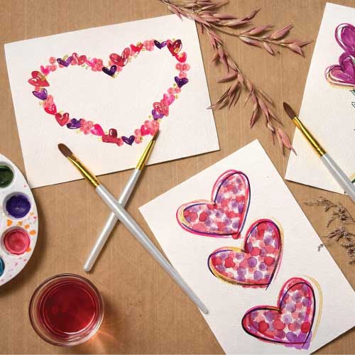 GALENTINES PAINT WORKSHOPS <BR>THE ART COTTAGE