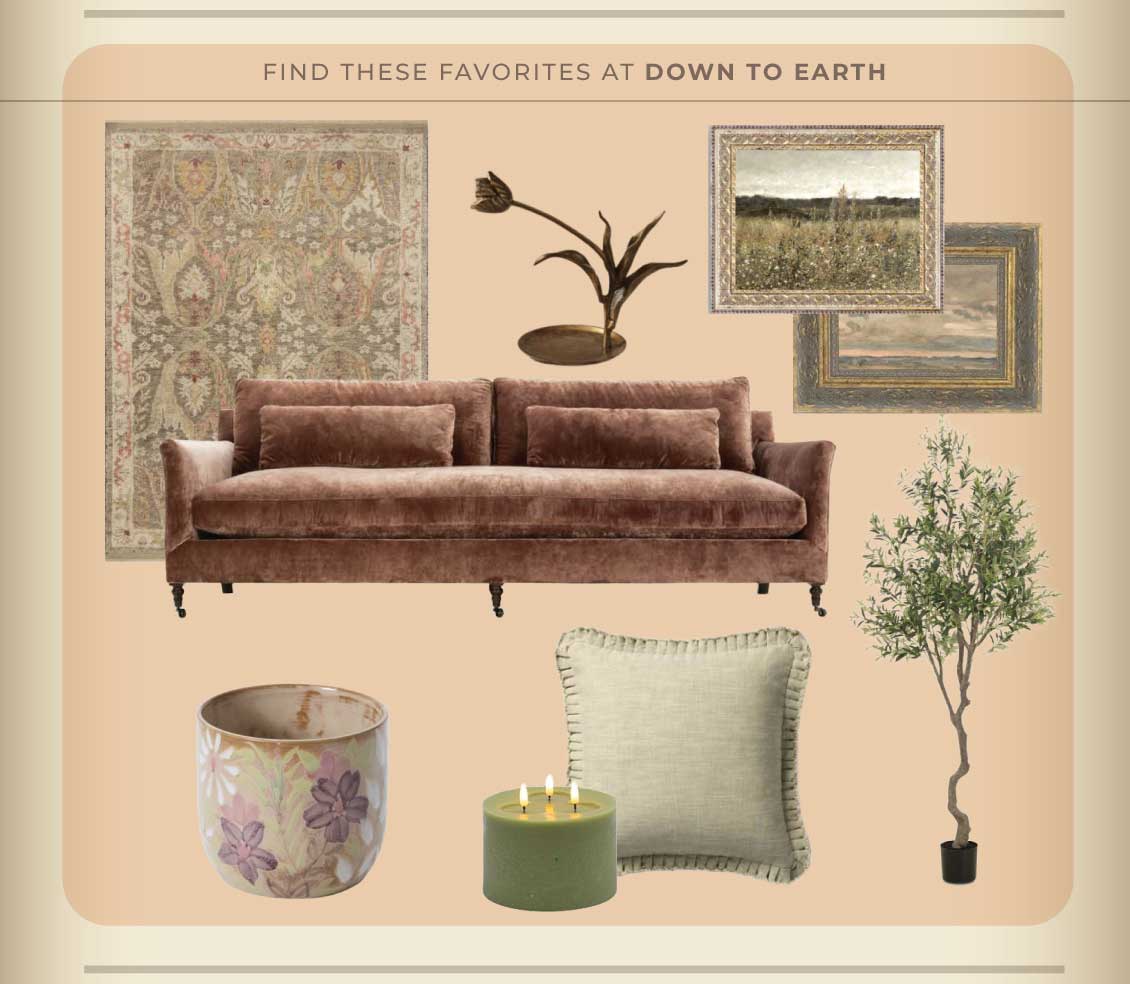 down to earth spring home decor and furniture favorites
