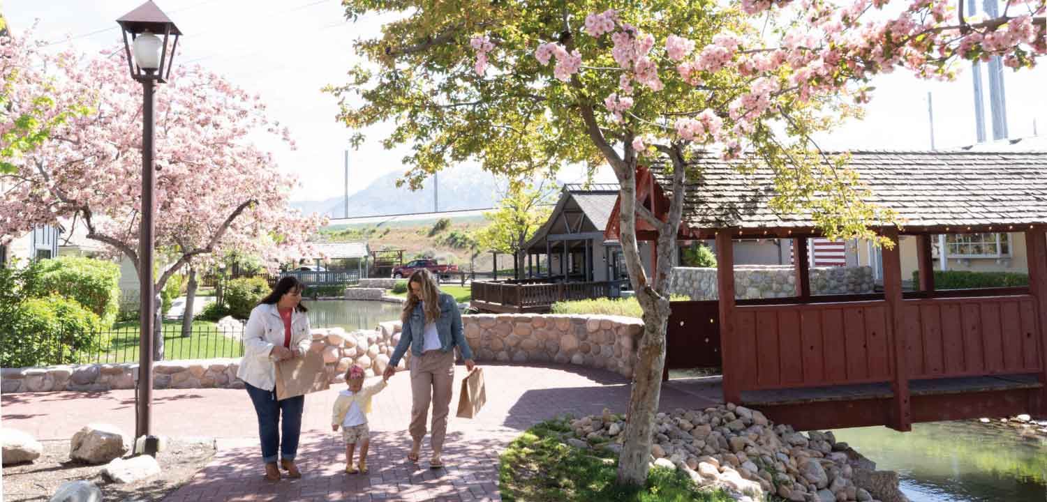 enjoy time with mom at gardner village