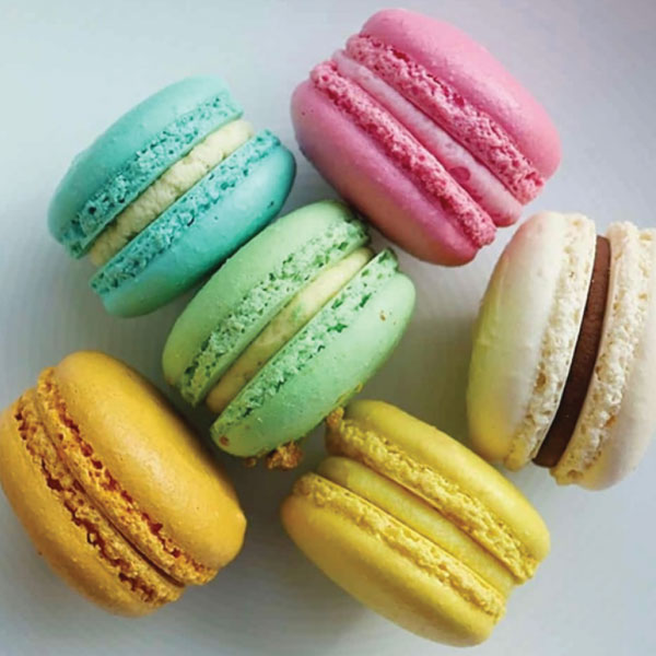 macaron class at happy camper deli and bakery