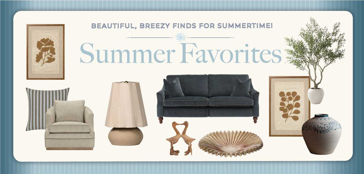 favorite home decor and furniture pieces