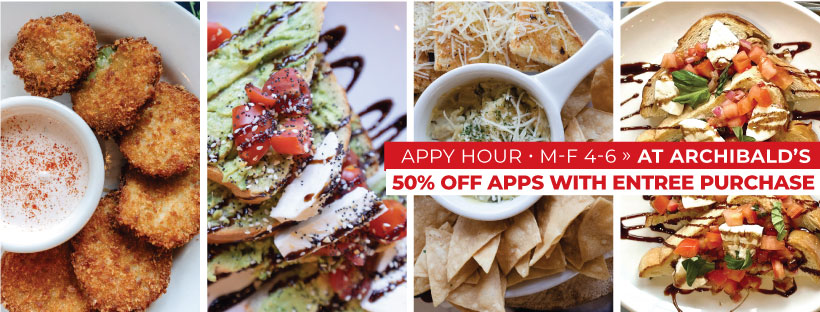 archibalds restaurant appy hour